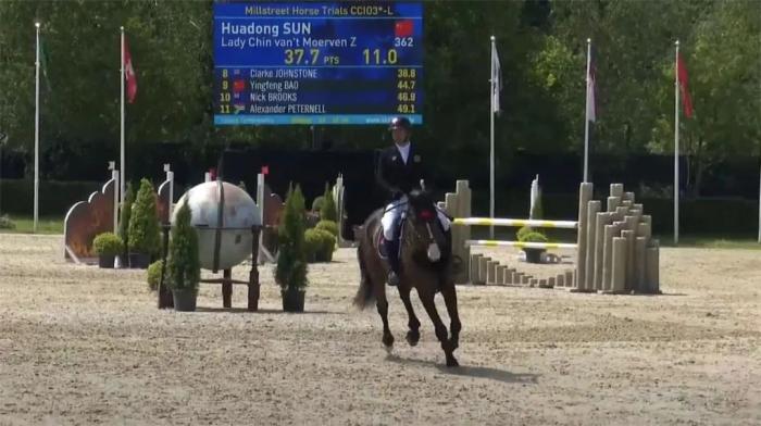 中国马术三项赛队在米尔斯特里特巴黎奥运资格