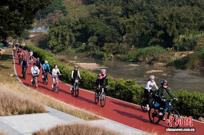六千名骑行爱好者云集广州增城白水寨,山系骑